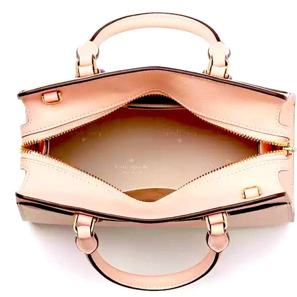 KATE SPADE Madison Saffiano Leather Small Satchel Conch Pink color - Picture 12 of 15